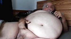 Daddy cums on cam