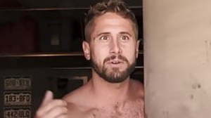 Jock stepsons creampied after bareback 4some with