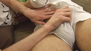 Skinny young gays rough pounding after sensual