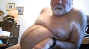 Daddy cums on cam