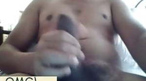 A61: Indian daddy plays with his dick