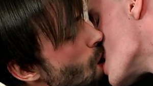 Young gay Ryan Cayman sucking dick before fucking