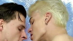Blonde Titus Snow pounding Tony Parker hard after