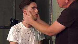 Cute twink Jesse Evans spanked overwrought master