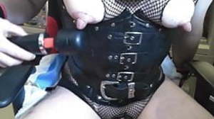 Sissy Cock Cage Slutt Dildo Bitch