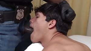 Sinful Jason Wolf blowing big dick before