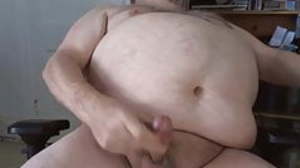 Daddy cums on cam