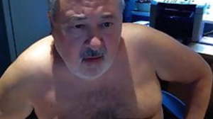 Daddy cums on high cam