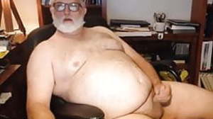 Daddy cums on cam