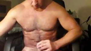 mature working his cock on cam