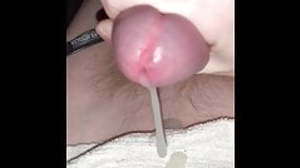 Sexy Young Atrophied Twink Masturbates and Cums