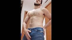 Jeans pants - big bulge - dirty talk and humping