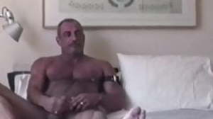 Daddy muscle cum