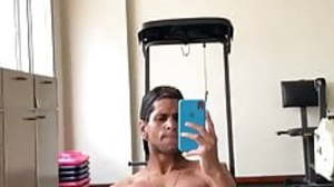 Brazilian stallion showing off he's a