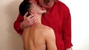 Daddy barebacks his step-son