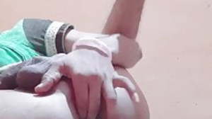 Sexy Indian crossdresser CD fingering and
