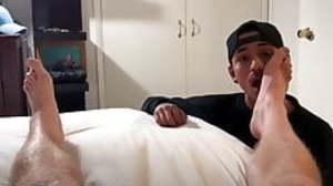 Cute Latino Boy Worships Daddy