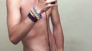 Guy jerking off video