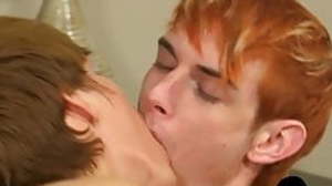 Horny twink Kyler Moss drilled doggystyle after