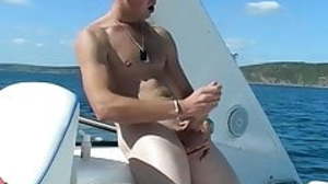 Young jock Matt H masturbates his huge dick
