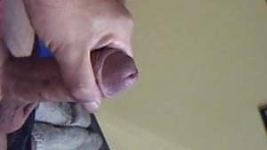 Me jerking of quickly before leaving the house
