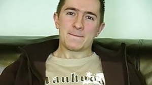 British amateur lubes up his dick and cums after