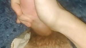 Hard moaning cumshot