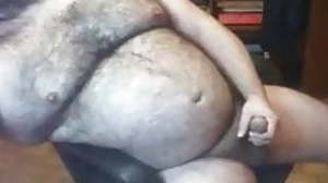 Bear daddy cum