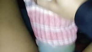 Indian bottom playing with his diy sex toy