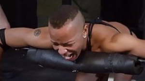 Slutty twink Cedric Caine rough spanking and BDSM