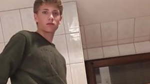 Blond twink big cock