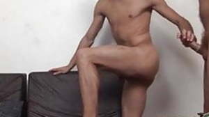 Hot-bodied twink going for ass-to-mouth