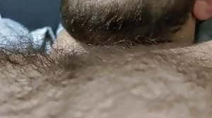 Hairy chested stud shows off - dirty talk - boring