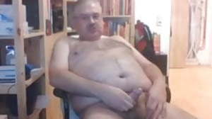 Daddy cums on cam