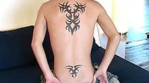 British amateur twink Zak A masturbates after an