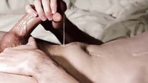 jerking off and cumming