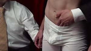 Servile twink gets fingered and ass stretched by