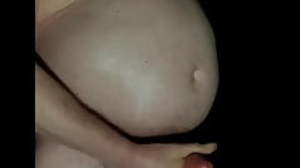 Daddy with Smooth Potbelly Jacks Off