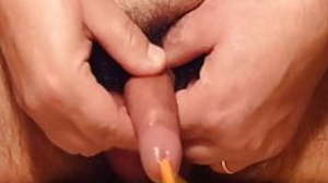 Massage cock with a (very big!!) CH24 Foley