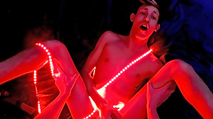 Trace Gets A Lit-Up Bootie! - Blake Mast And Trace