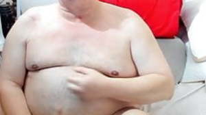 Daddy cums on cam