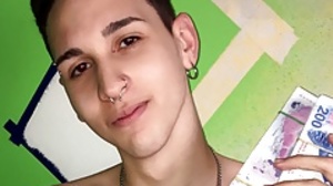 Young Latino Twink Worker Boy Cash Fuck From