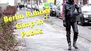Berlin Rubber Gimp in Public