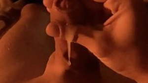 Jerking my cock snd cum