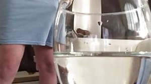 Horny Guy Moans & Drinks his own Cum! Multiple