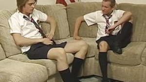 Anal fucking with uniformed Tristan Vega and Adam