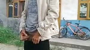 Grandpa, Pissing, Piss, Asian.