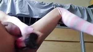Cute Twink Fucks Mortal physically with Bad Dragon