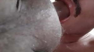 Brazilian guy sucking mature man