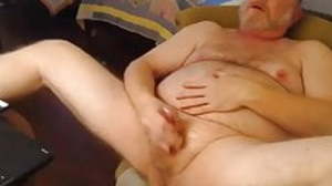 Daddy cums on cam